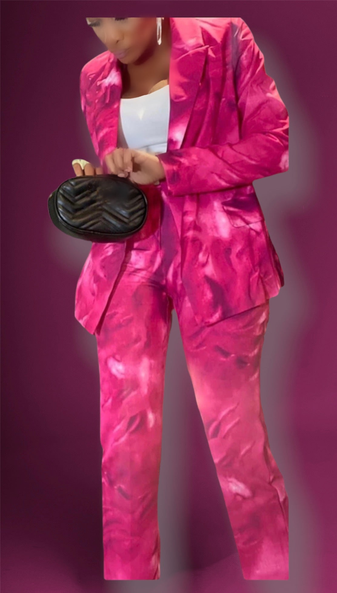 Pink 2pc Suit