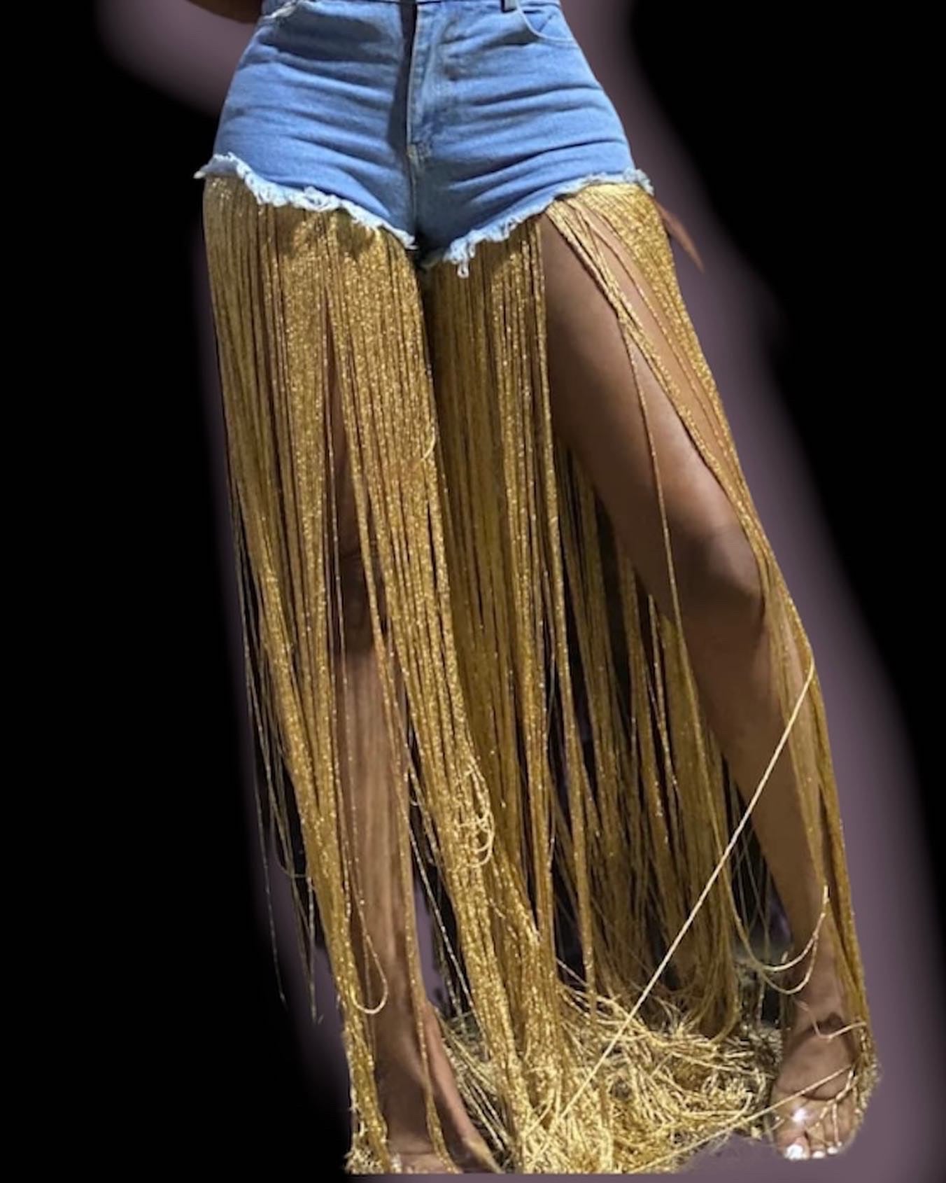 Sex Shorts With Fringes