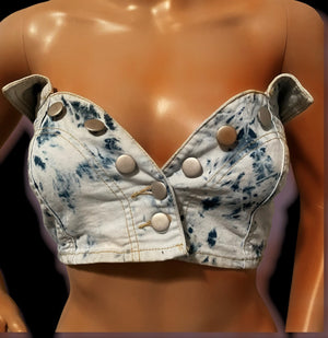 Blue Jean Tube Top