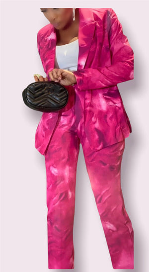 Pink 2pc Suit